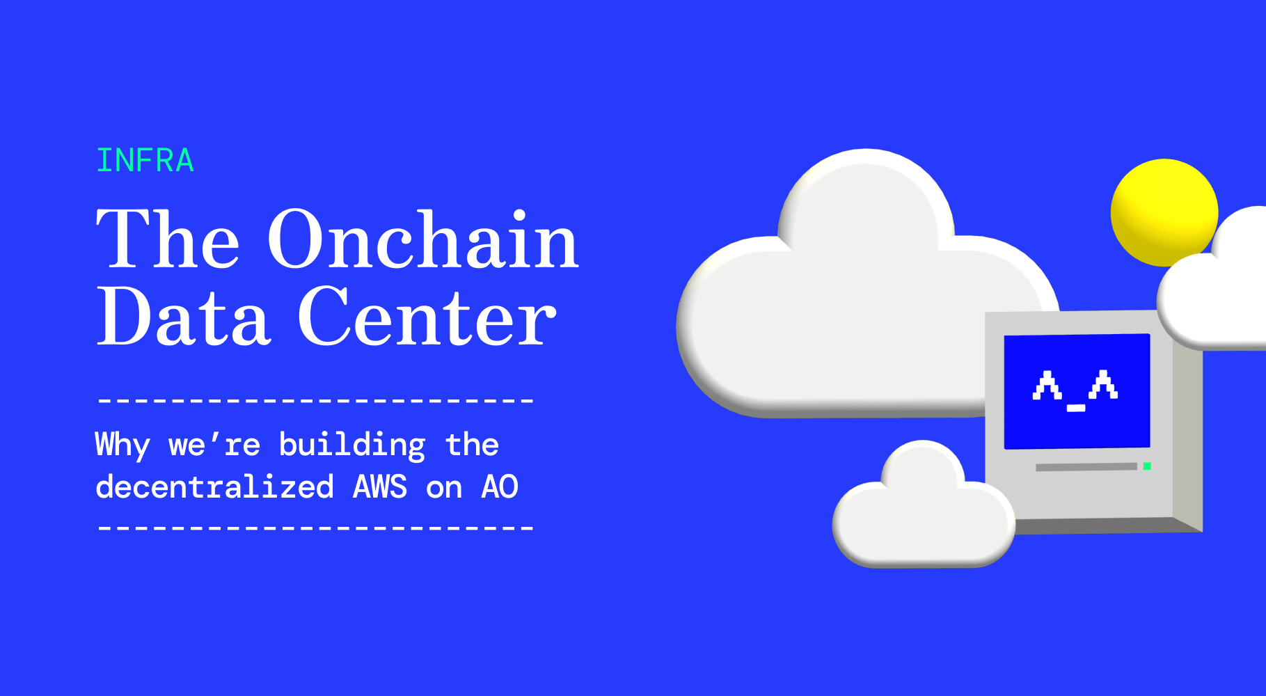 The Onchain Data Center: Why We're Building Decentralized AWS