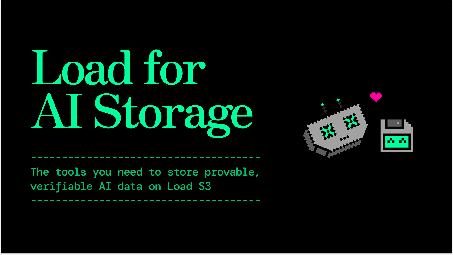 Load for AI Storage