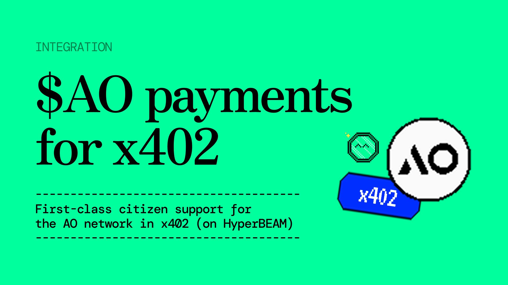 $AO payments on x402: introducing hyper-x402