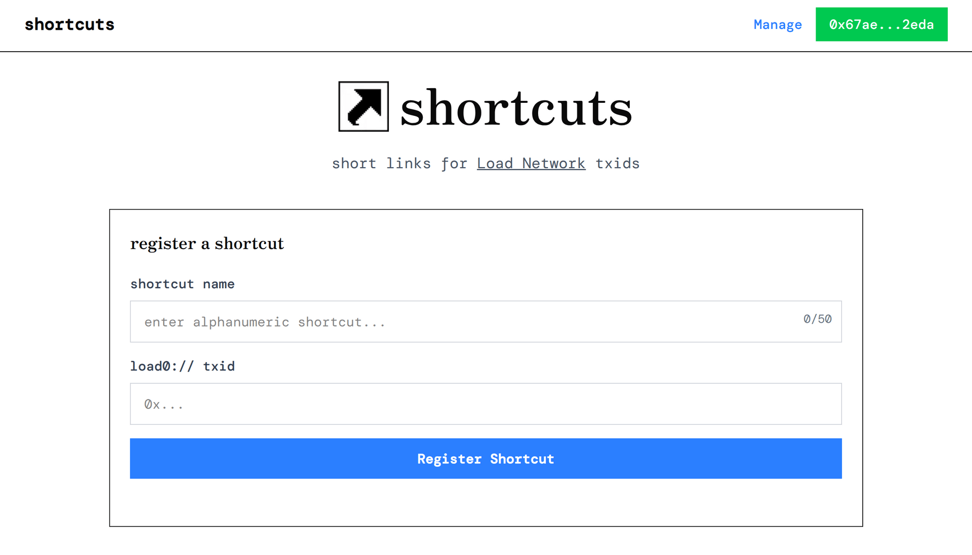 shortcuts
